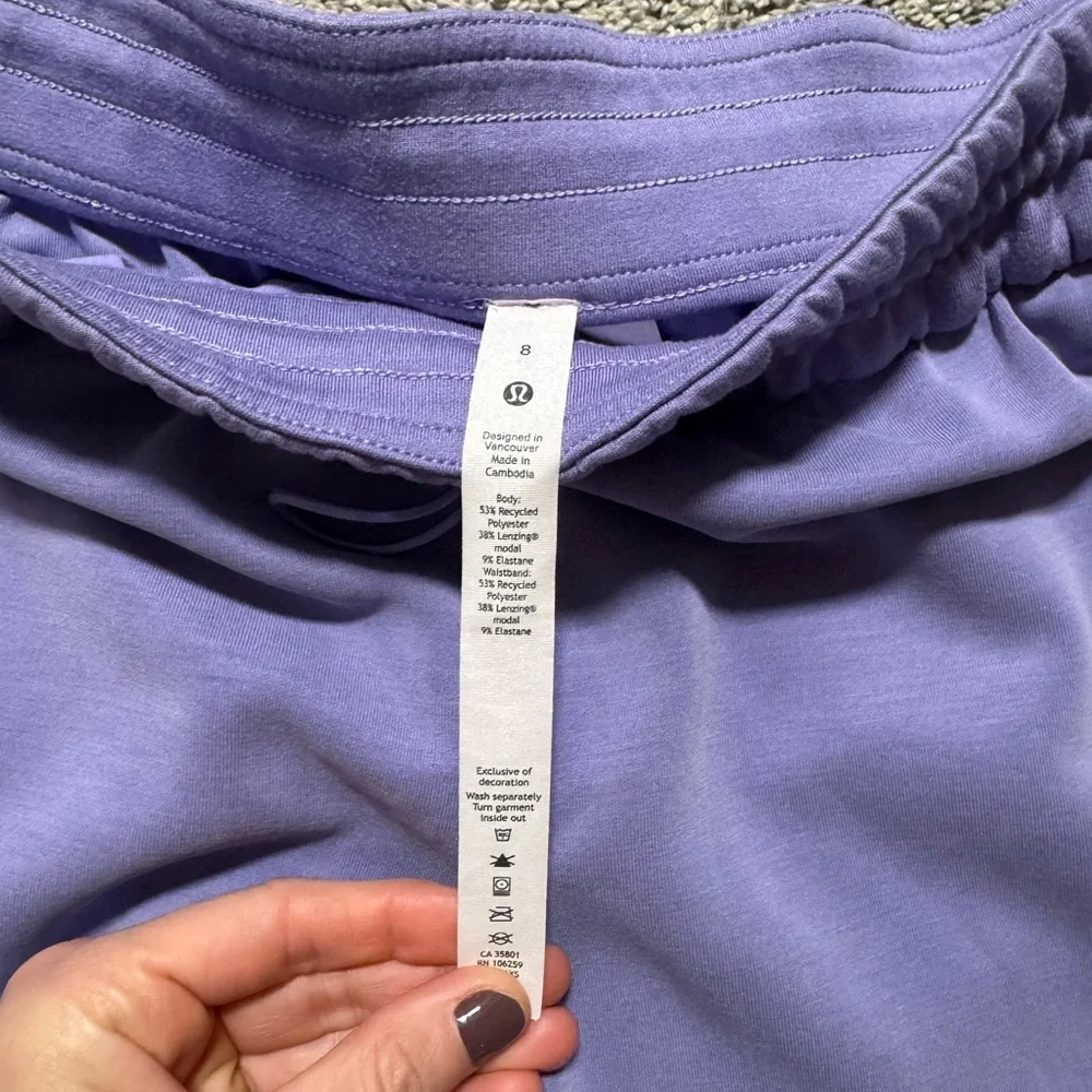 Lululemon Athletica Lavender Athletic Shorts - Picture 2 of 3